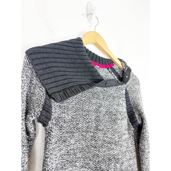 Lululemon Passage To Prana Sweater Merino Wool Pullover Snap Collar - Picture 6 of 11